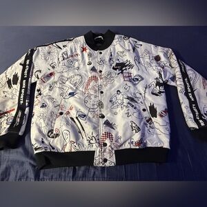 Nike Sportswear NSW All Over Print Bomber Men's Jacket White